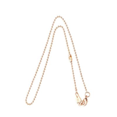 エラベルシアワセ ボールチェーン(Pink Gold/40cm)