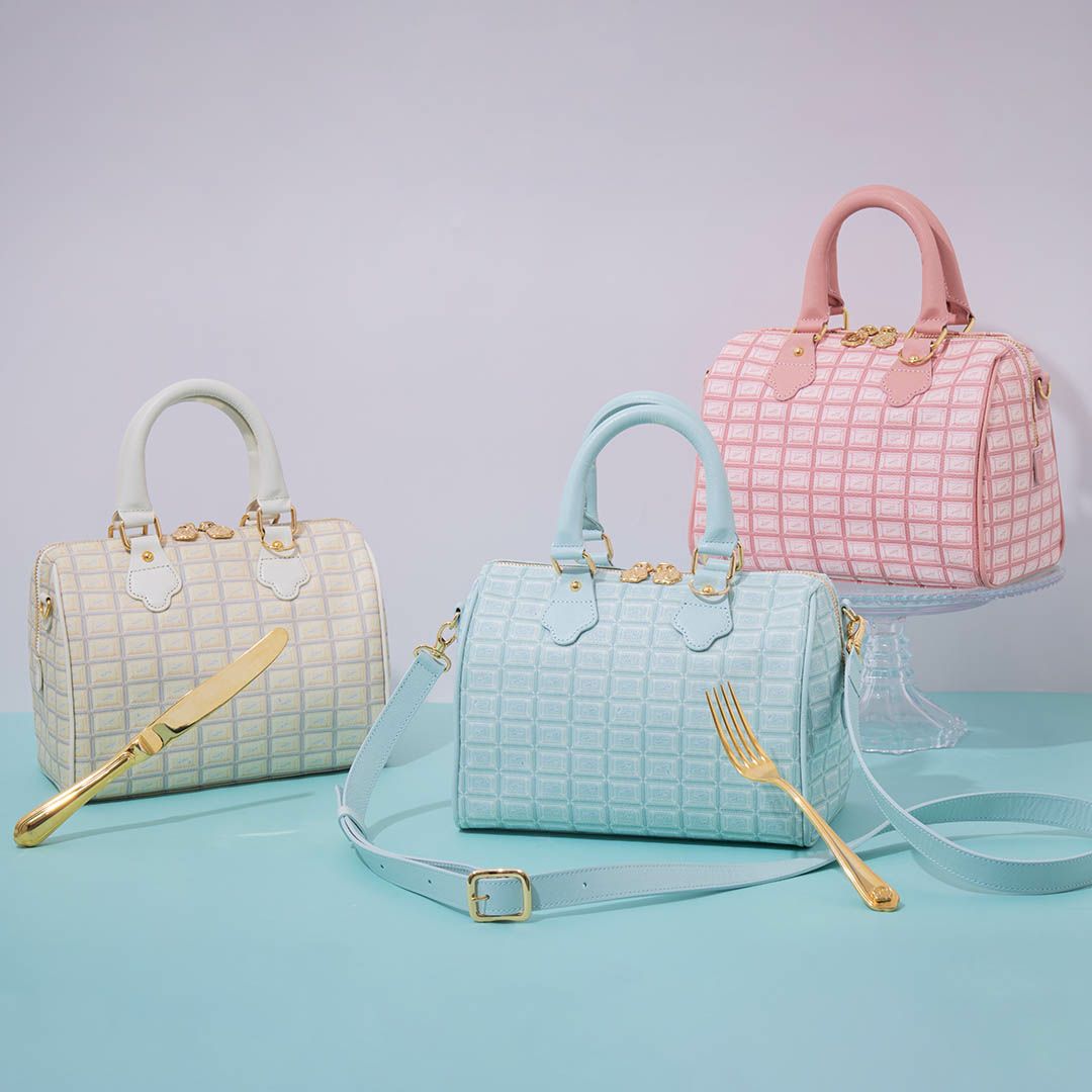 チョコレート・ミニ ボストンバッグ Q-pot. 【キューポット】ミッキー