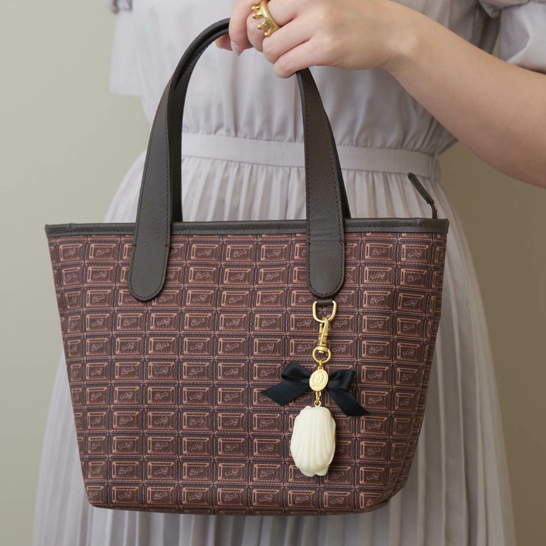 バレエコア リボン ホワイト バッグチャーム