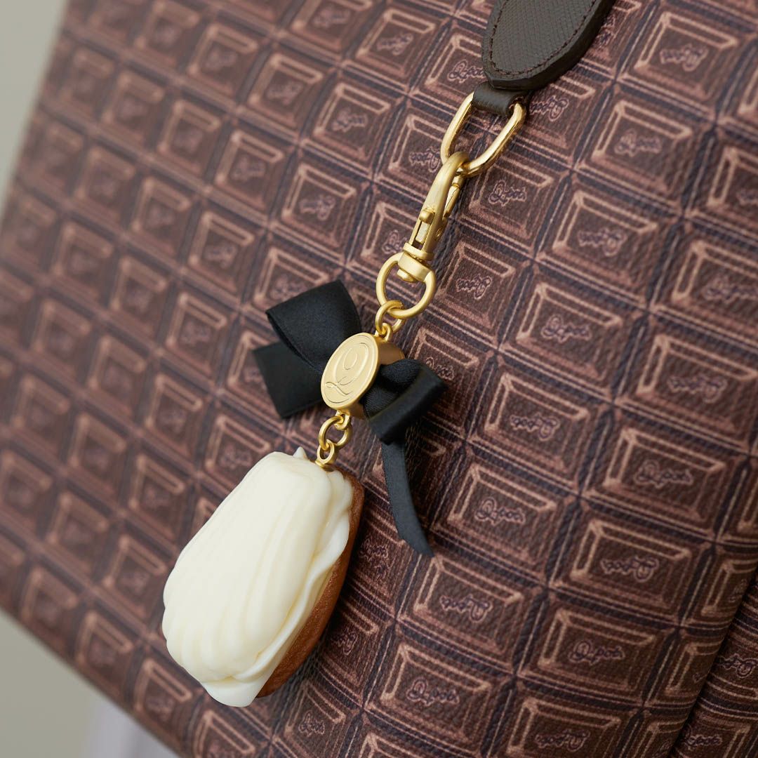 バレエコア リボン ホワイト バッグチャーム