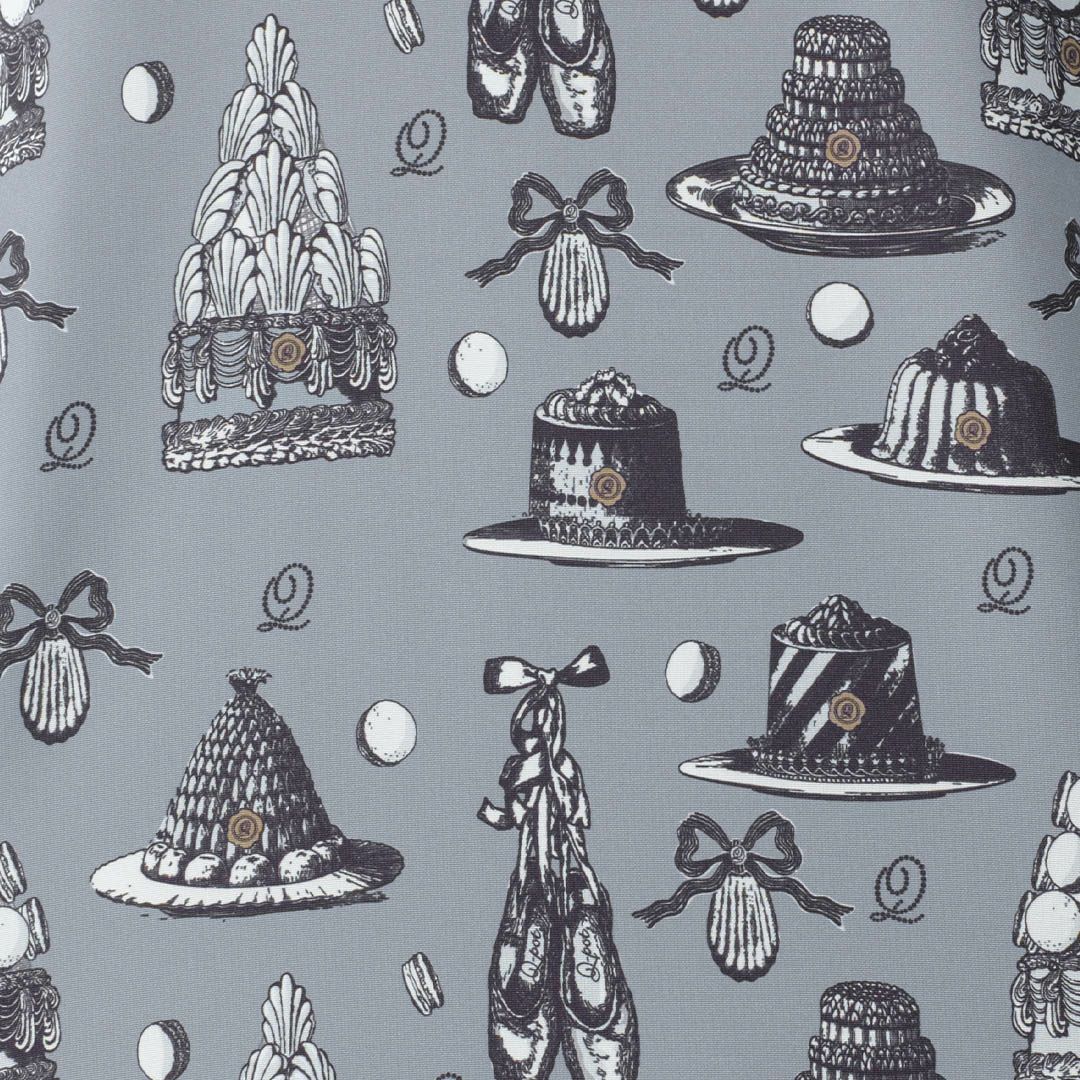 バレエコア　グレー　シャツ