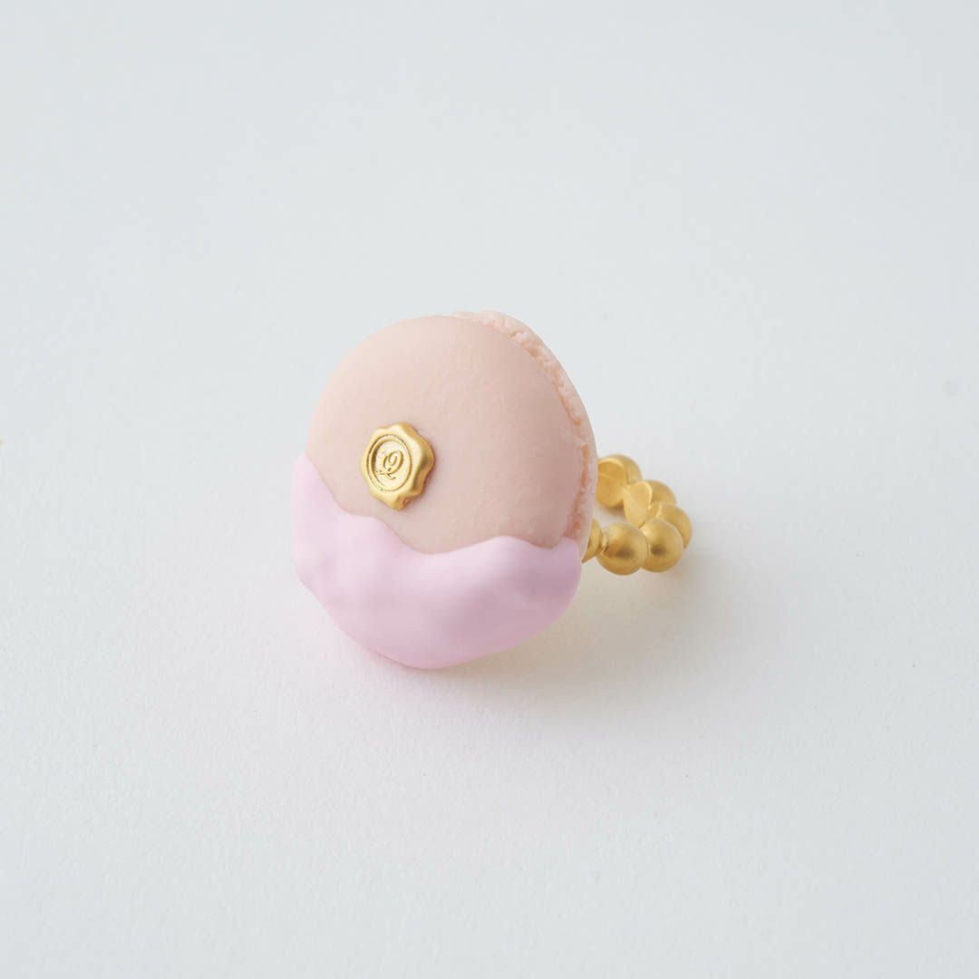 バレエコア マカロン ピンク  リング