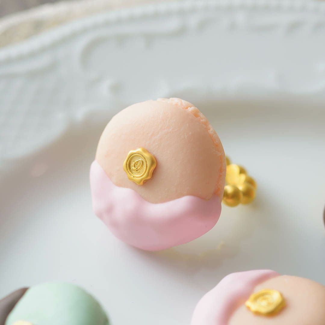 バレエコア マカロン ピンク  リング