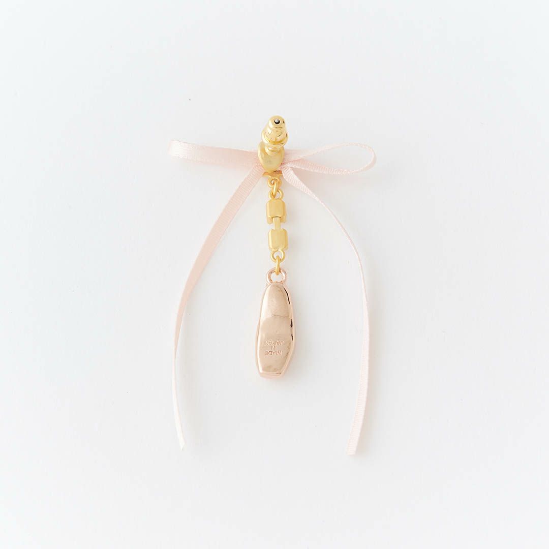 バレエコア　リボン　ピアス