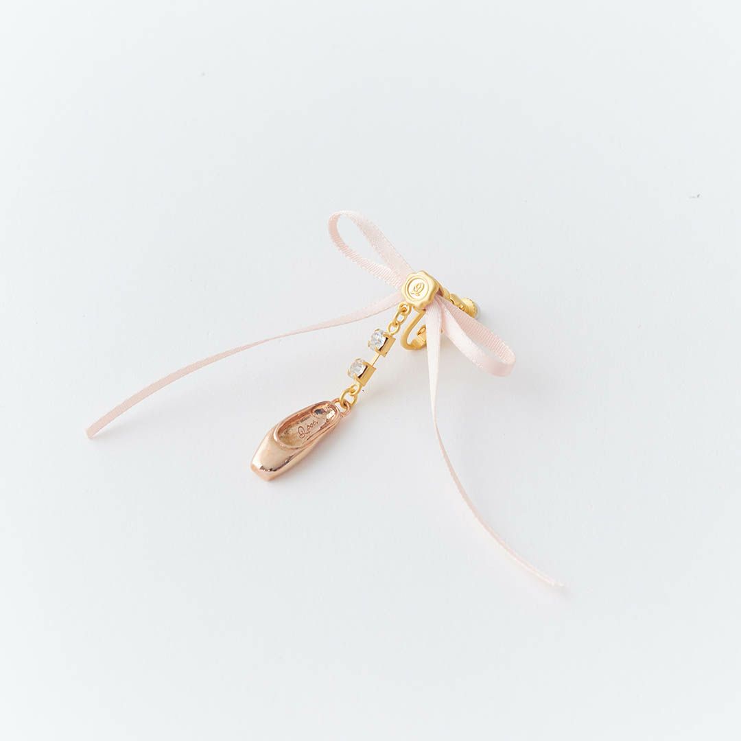 バレエコア　リボン　イヤリング