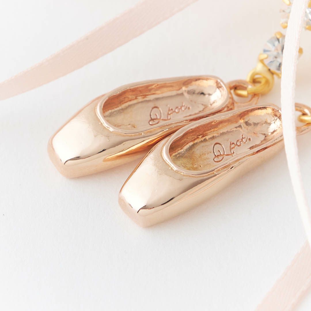 バレエコア　リボン　イヤリング