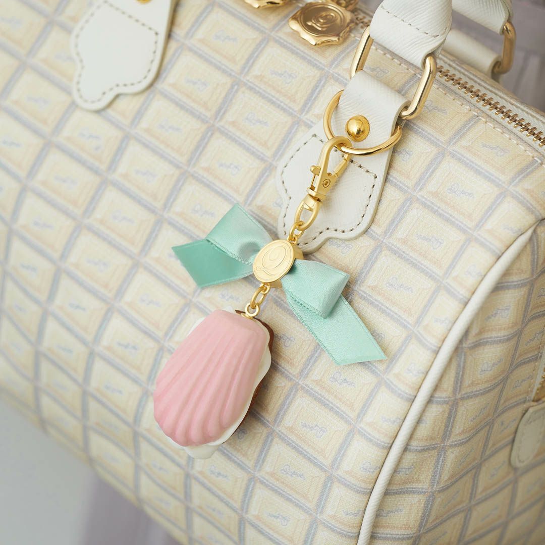 バレエコア リボン　ピンク　バッグチャーム