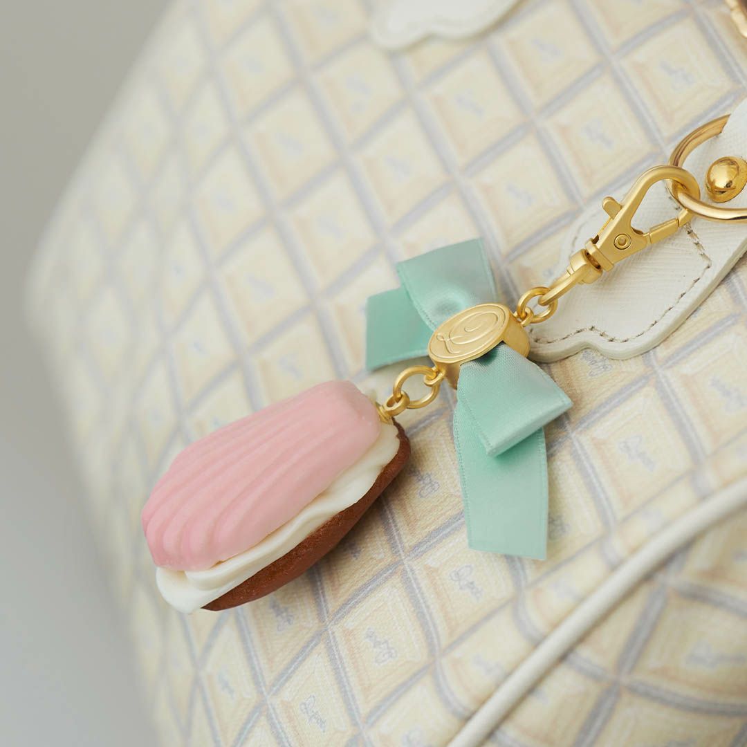 バレエコア リボン　ピンク　バッグチャーム