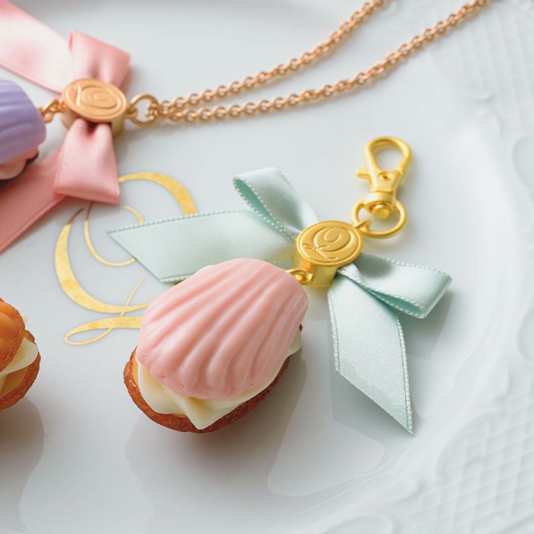 バレエコア リボン　ピンク　バッグチャーム