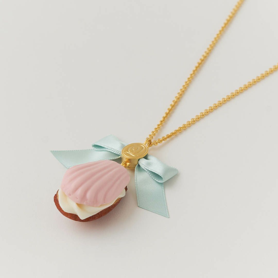 バレエコア リボン　ピンク　ネックレス