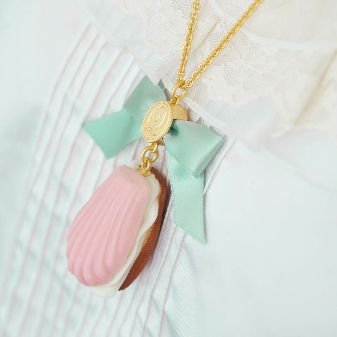 バレエコア リボン　ピンク　ネックレス