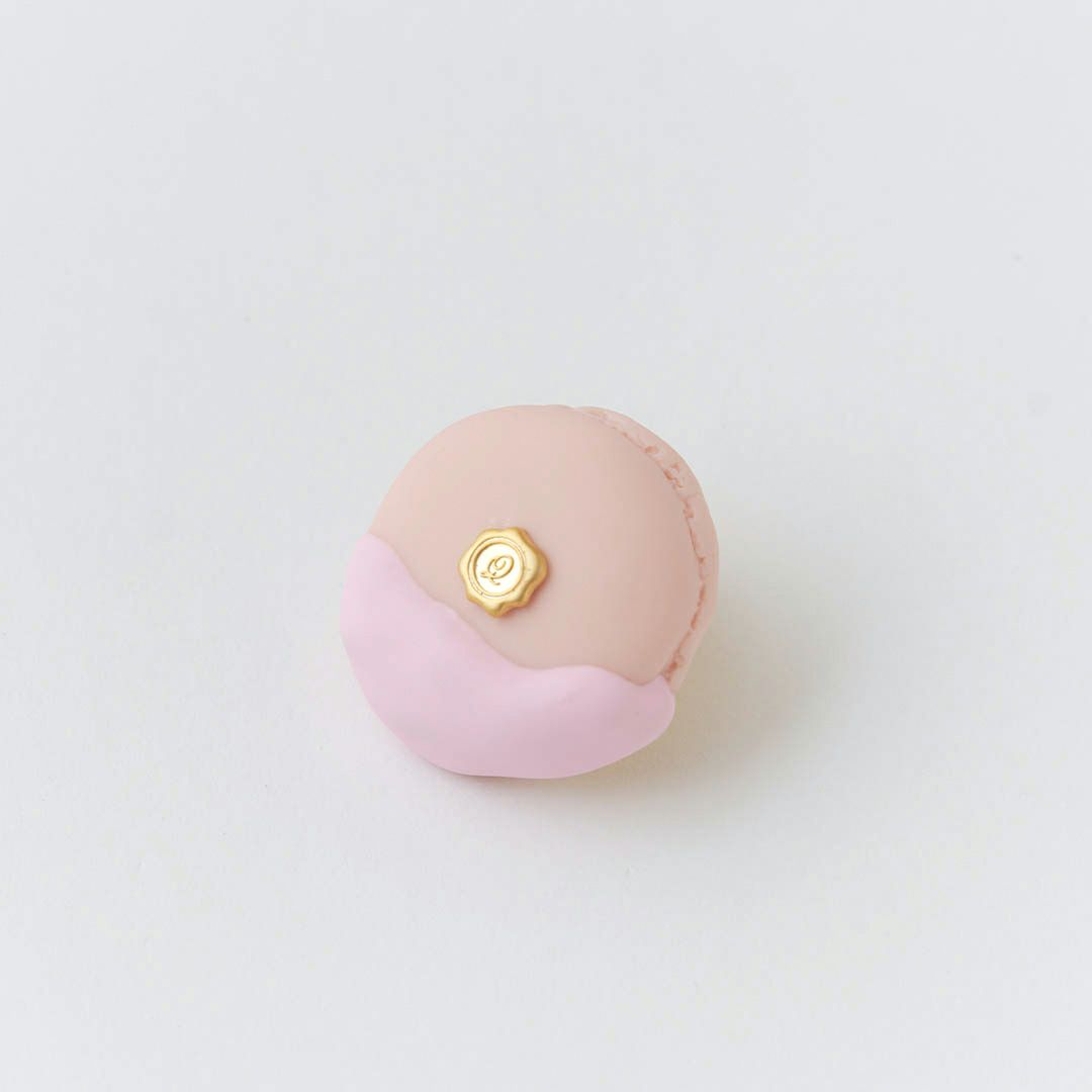バレエコア マカロン ピンク  イヤリング