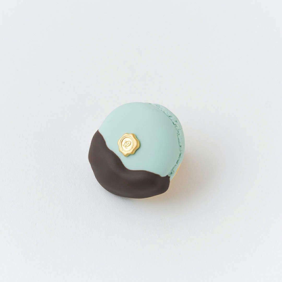 バレエコア マカロン ミントグリーン イヤリング