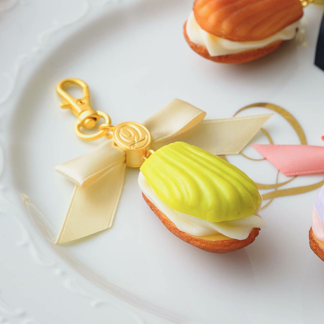 バレエコア リボン　グリーン　バッグチャーム