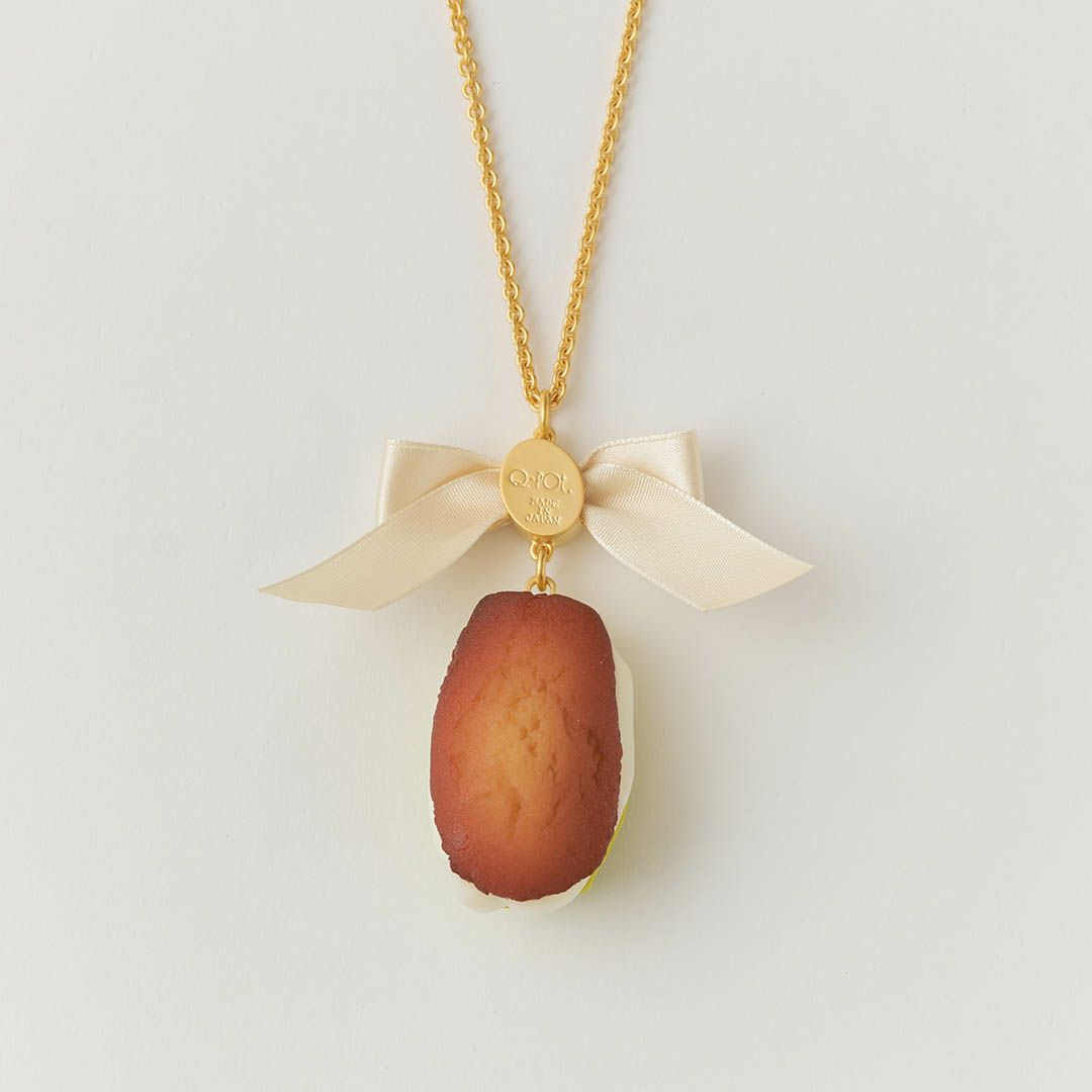 バレエコア リボン　グリーン　ネックレス