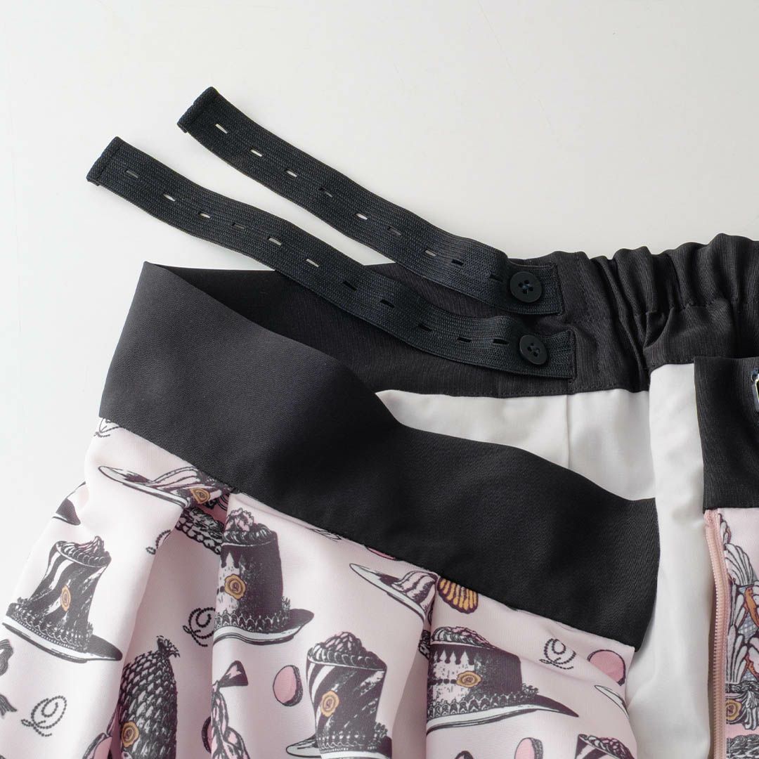 バレエコア　ピンク　スカート