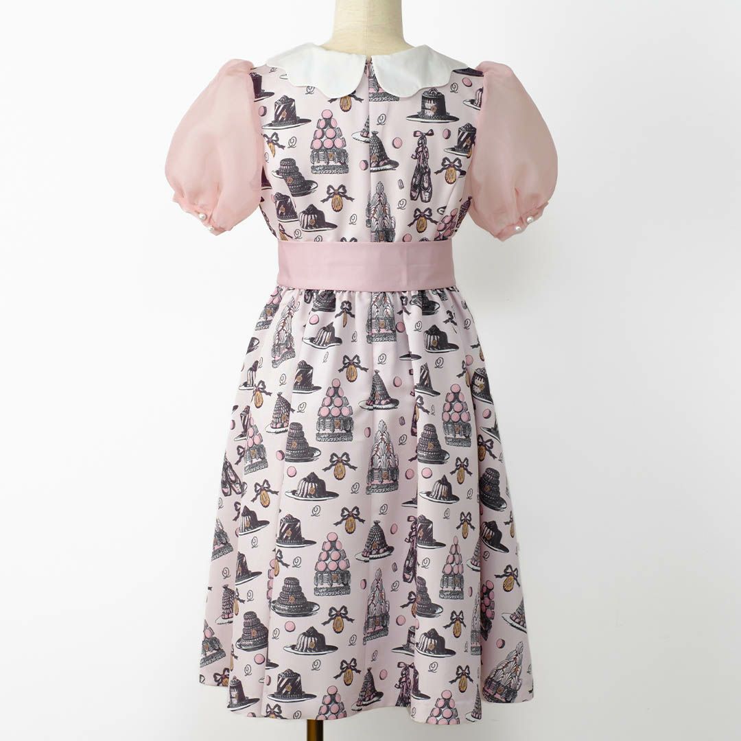 バレエコア　ピンク　ワンピース