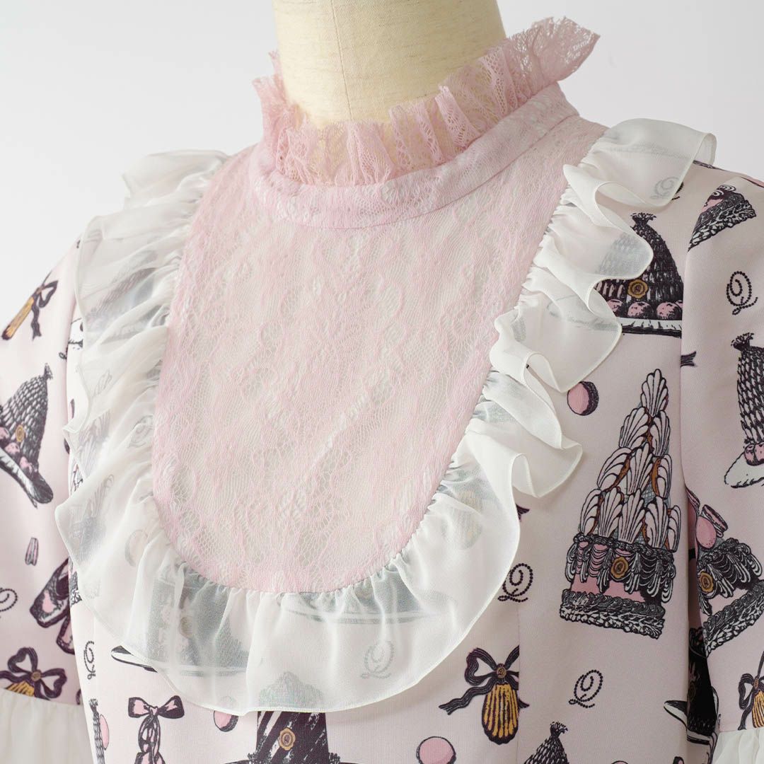 バレエコア　ピンク　ワンピース