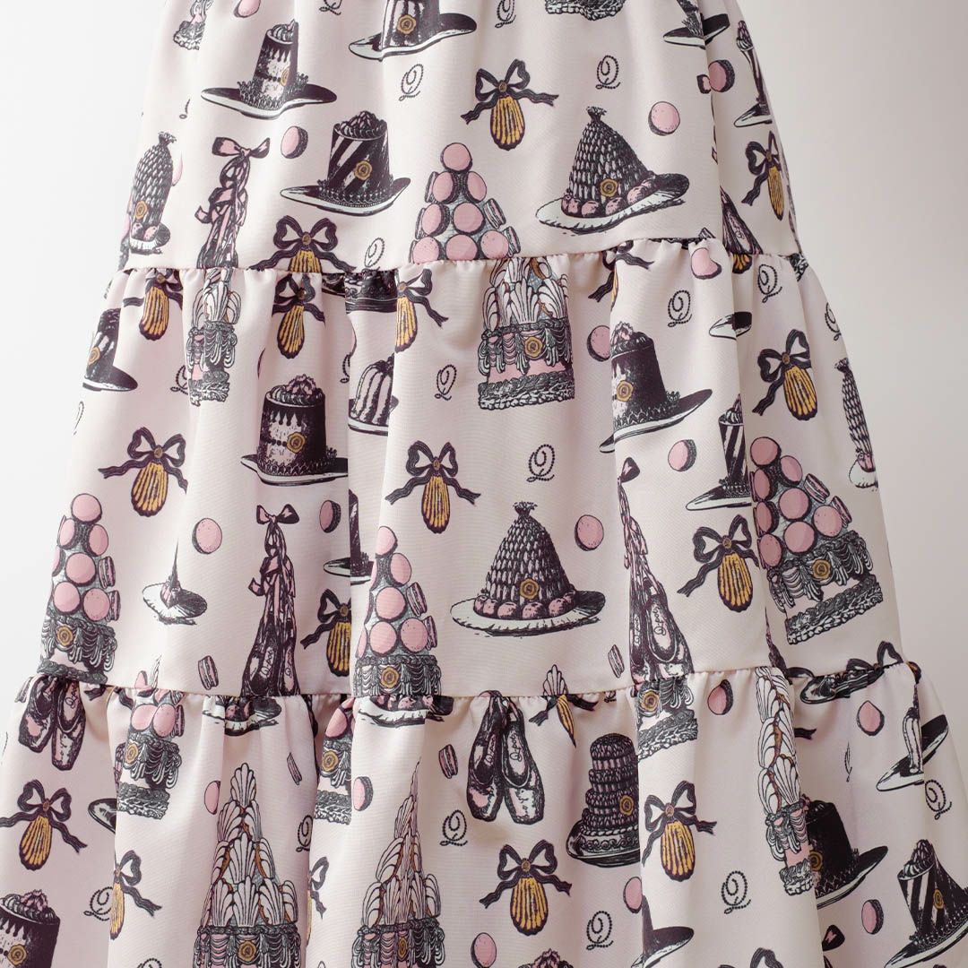 バレエコア　ピンク　ワンピース