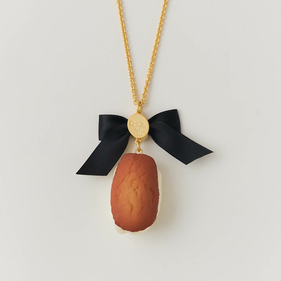 バレエコア リボン　ホワイト　ネックレス