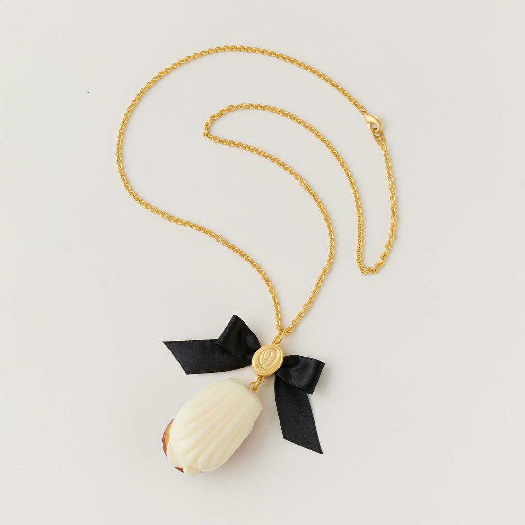 バレエコア リボン　ホワイト　ネックレス