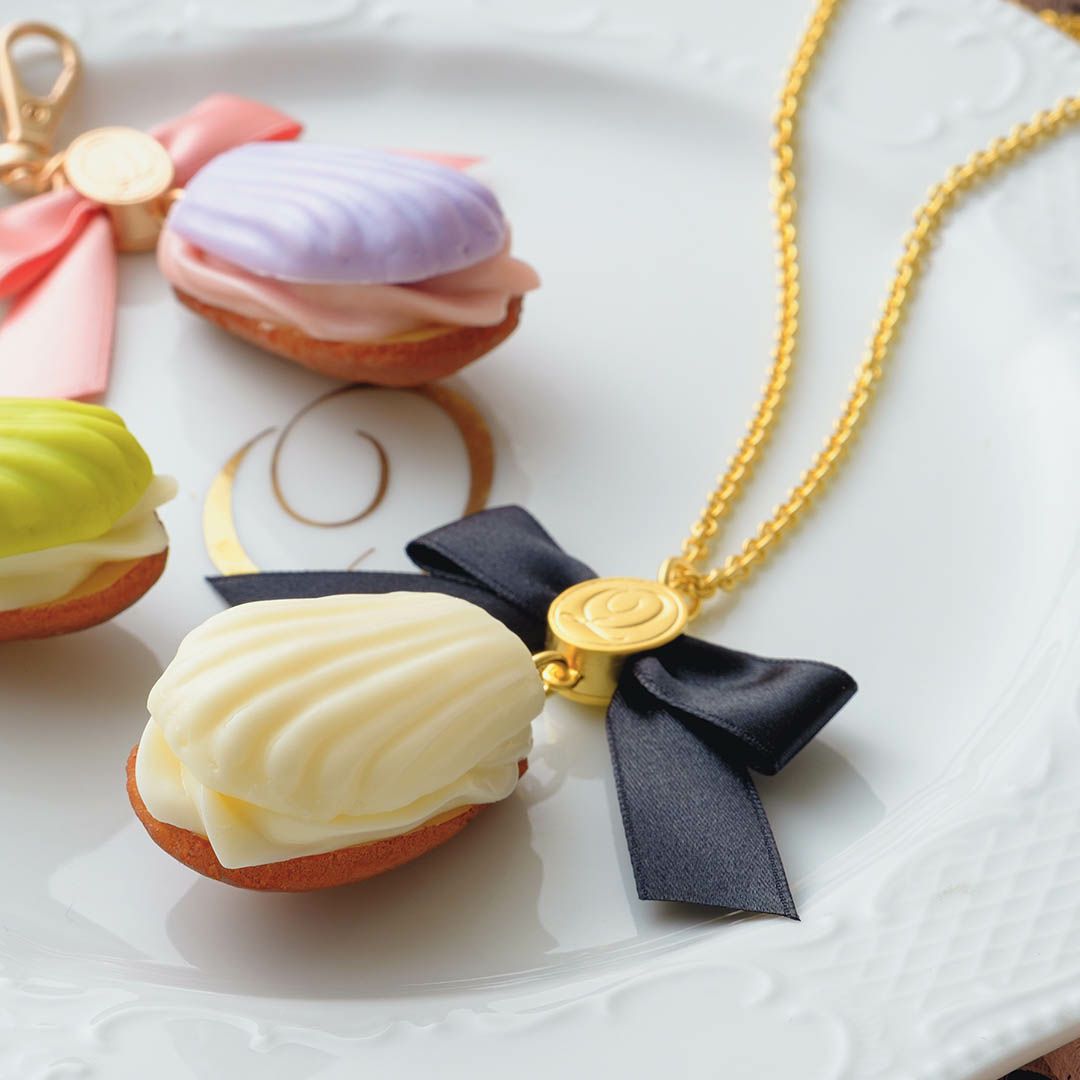 バレエコア リボン　ホワイト　ネックレス