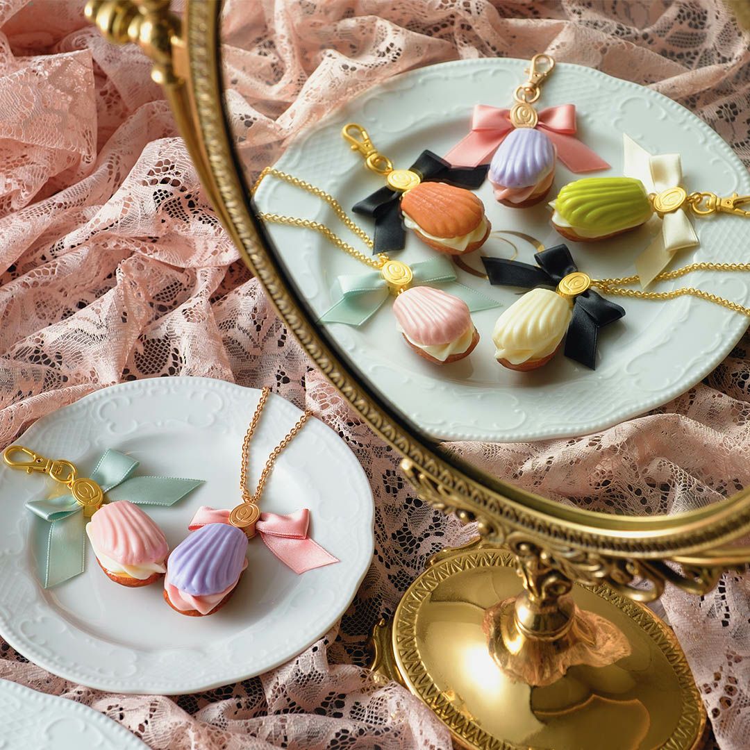 バレエコア リボン　ホワイト　ネックレス