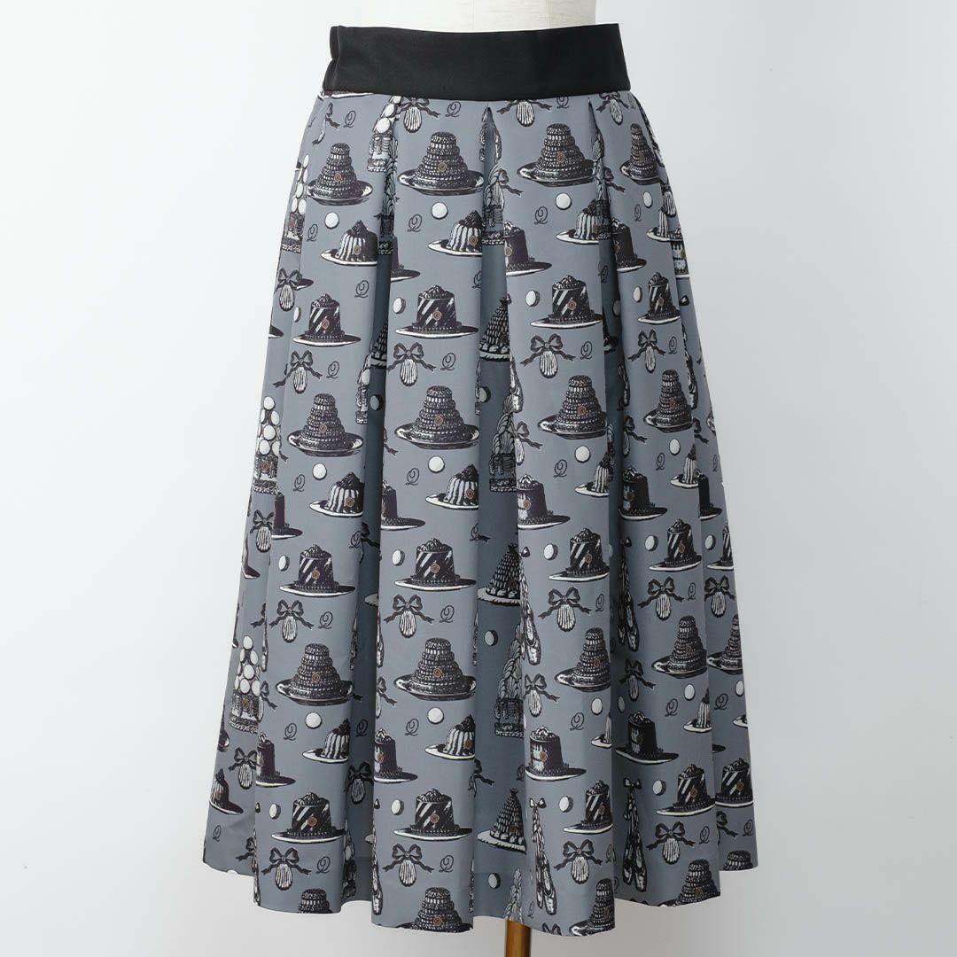 バレエコア　グレー　スカート