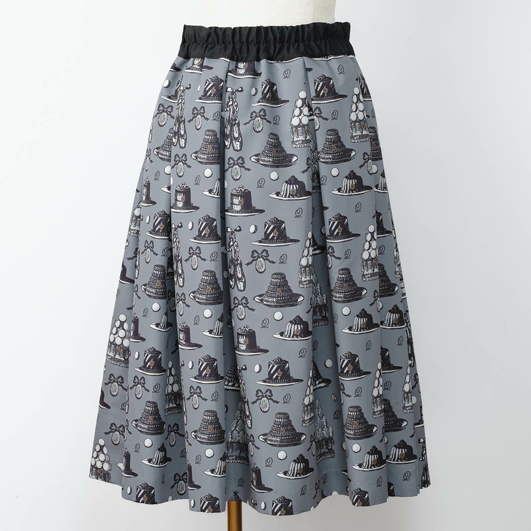 バレエコア　グレー　スカート