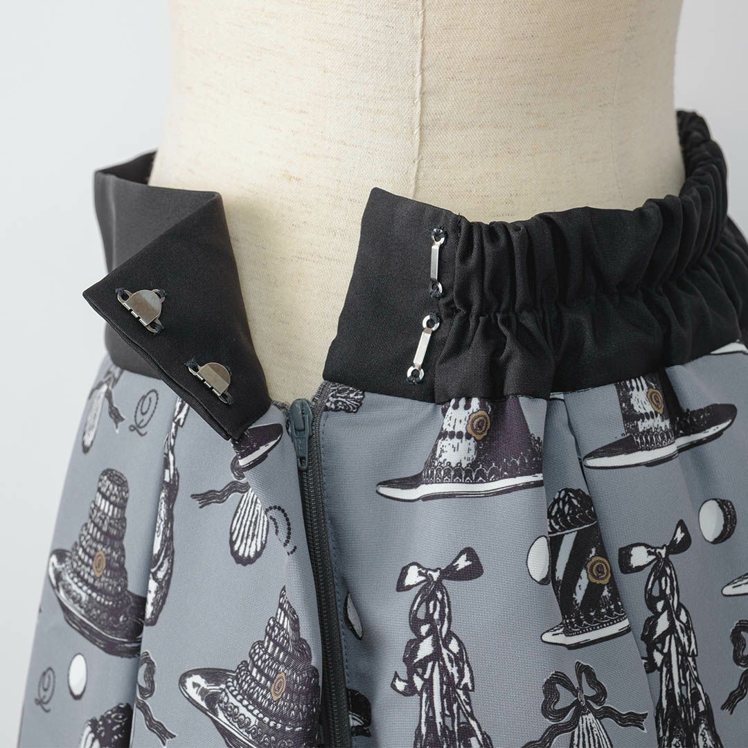 バレエコア　グレー　スカート