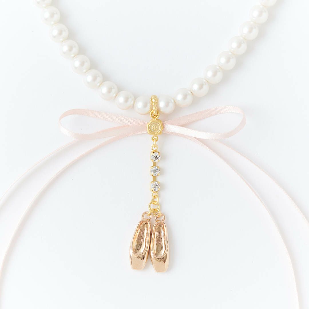 バレエコア　パール　リボン　ネックレス