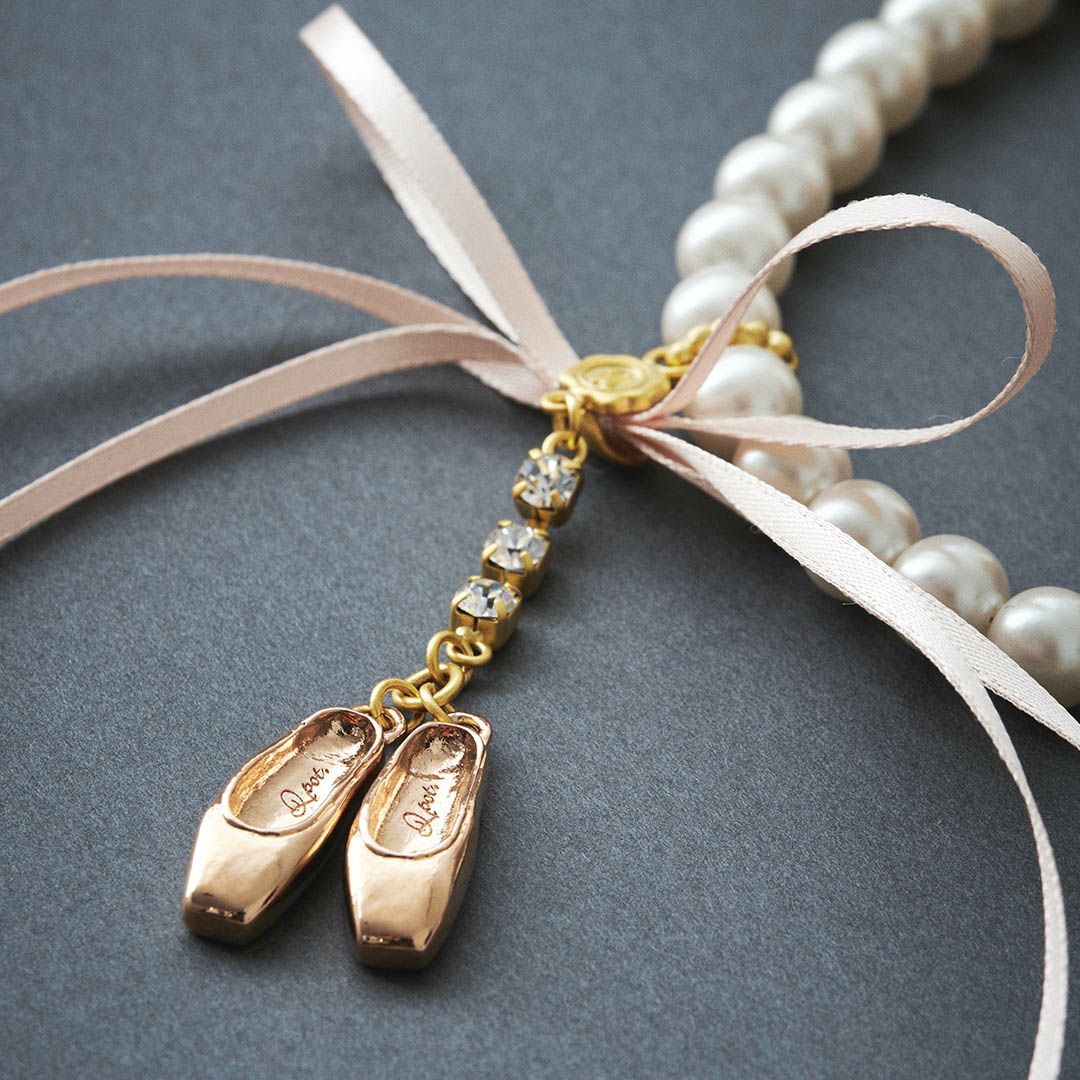 バレエコア　パール　リボン　ネックレス