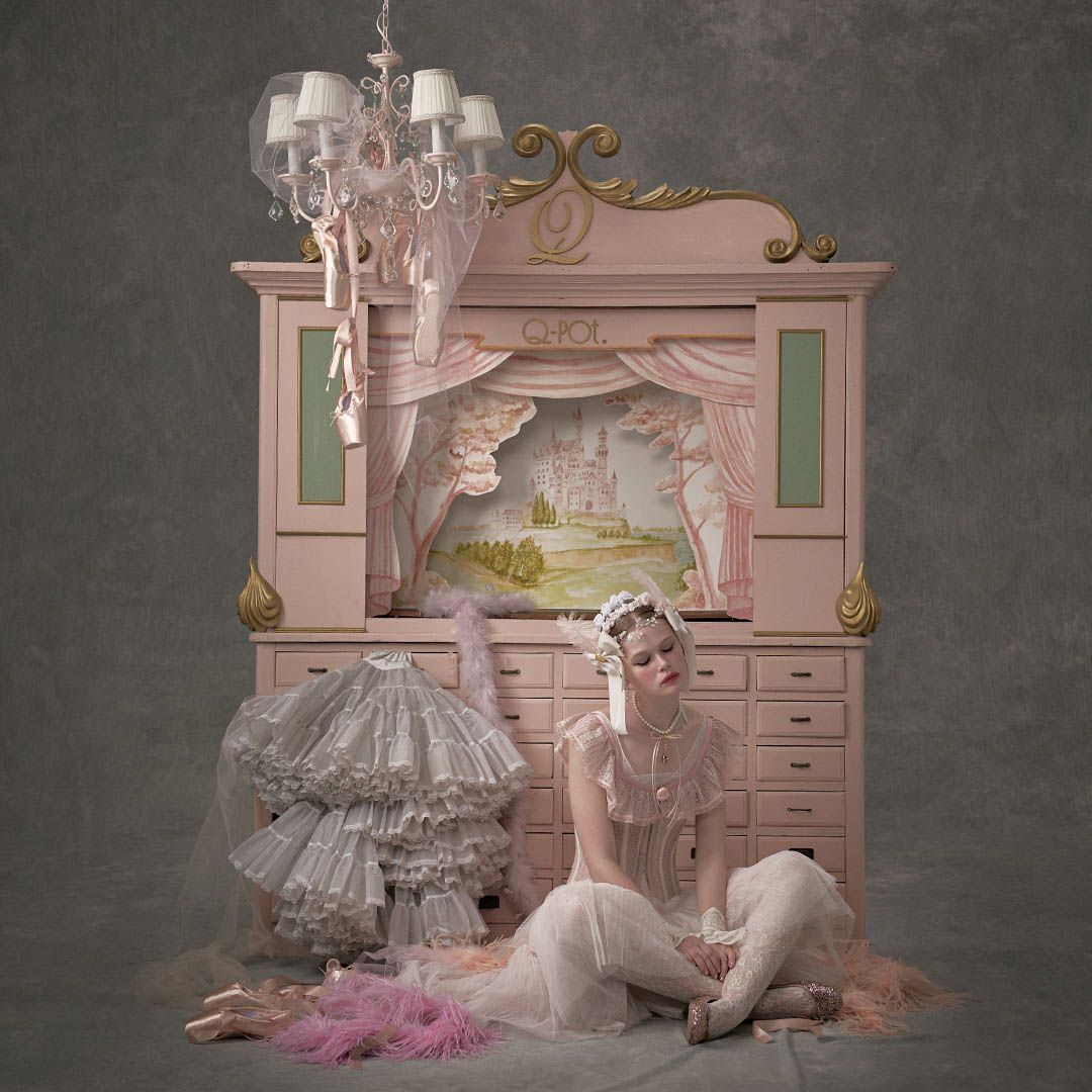 バレエコア マカロン ピンク ブローチ