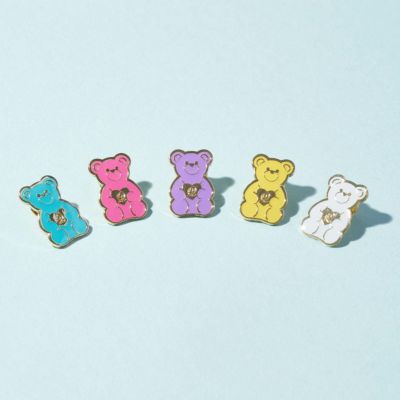 A*K様 フロリダ州　パームビーチ郡　デテクティブバッジ 5種コンプリートセット】テディベアグミピンバッジ | Q-pot. ONLINE SHOP