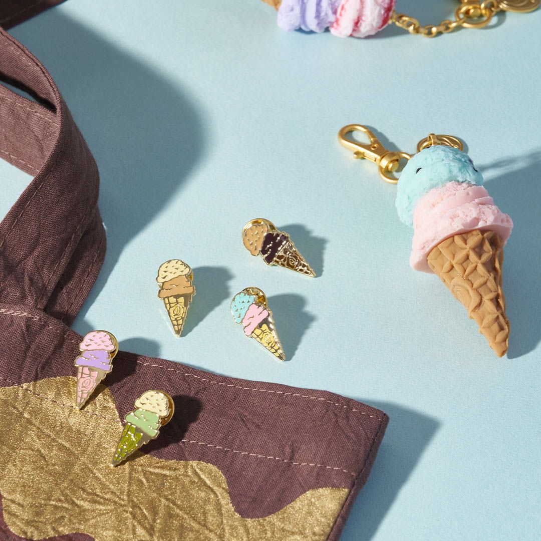 ランダム単品】 ダブルアイスクリームピンバッジ | Q-pot. ONLINE SHOP