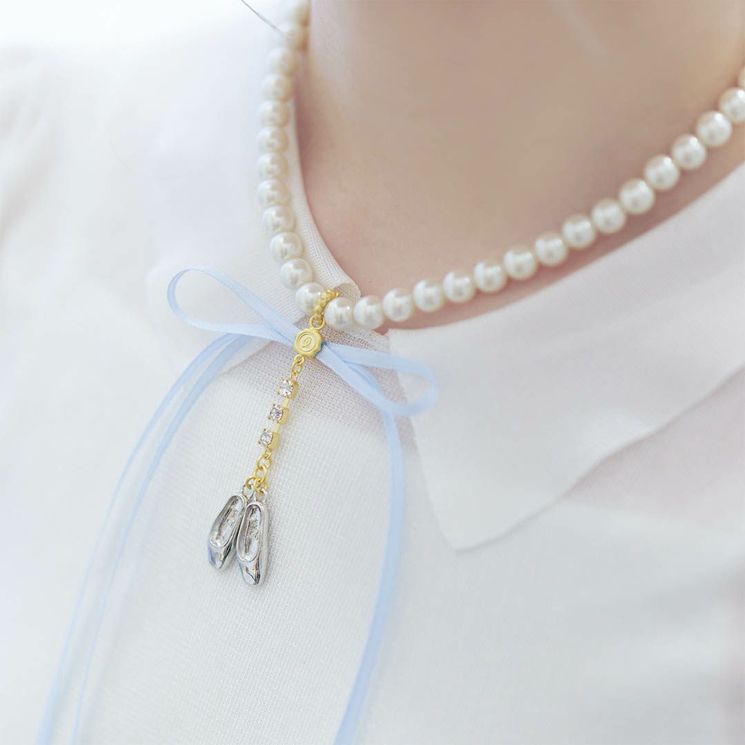 バレリーナ トウシューズネックレス(白鳥) | Q-pot. ONLINE SHOP