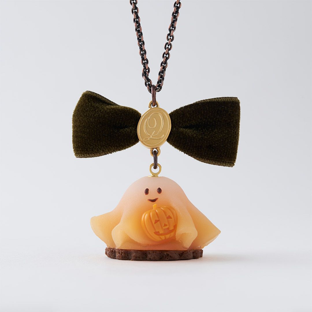 Q-pot.オバケちゃんネックレス◇着せ替えパーツセット◇ハロウィンに