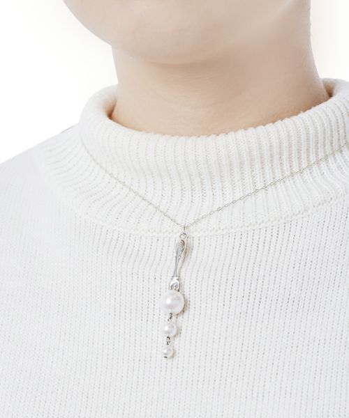 シルバー925】フォーク ネックレス | Q-pot. ONLINE SHOP