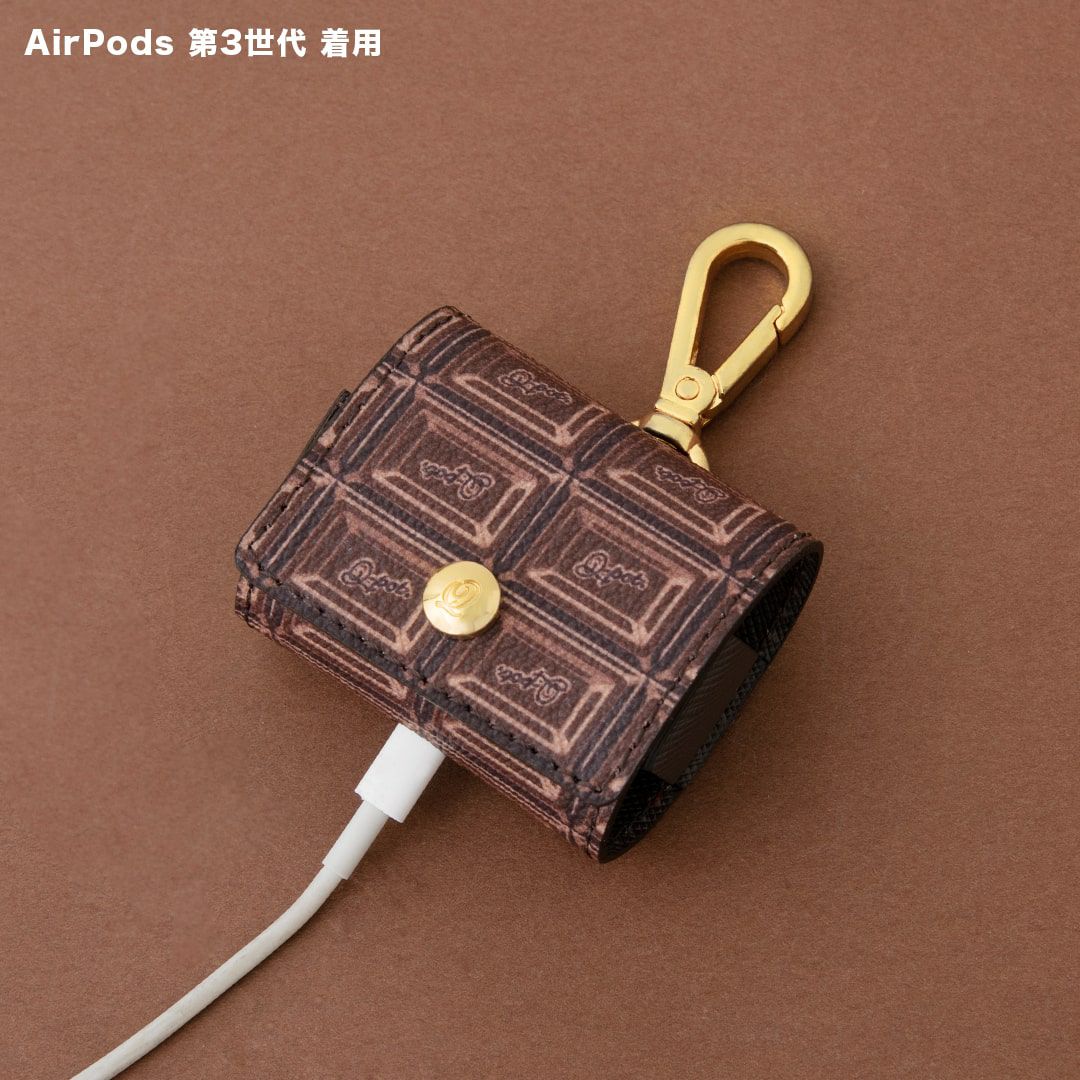 ビターチョコレート AirPods Pro ケースAirPods(第3世代)対応 | Q-pot