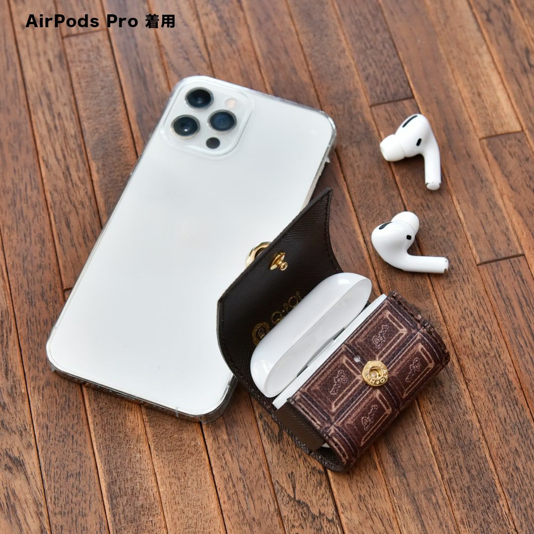 ビターチョコレート AirPods Pro ケースAirPods(第3世代)対応 | Q-pot