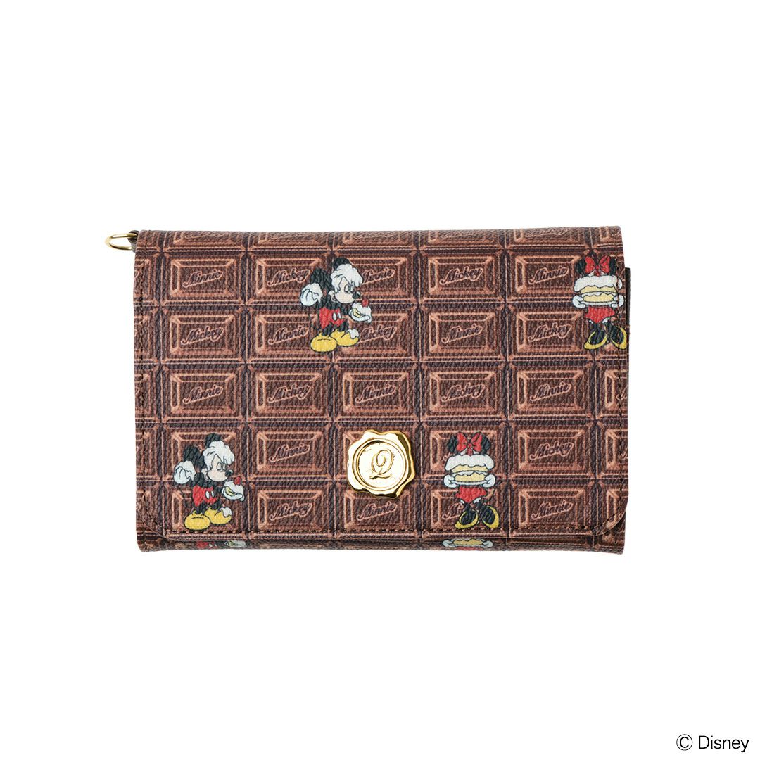 チョコレート ミッキー＆ミニー/ショートウォレット（財布