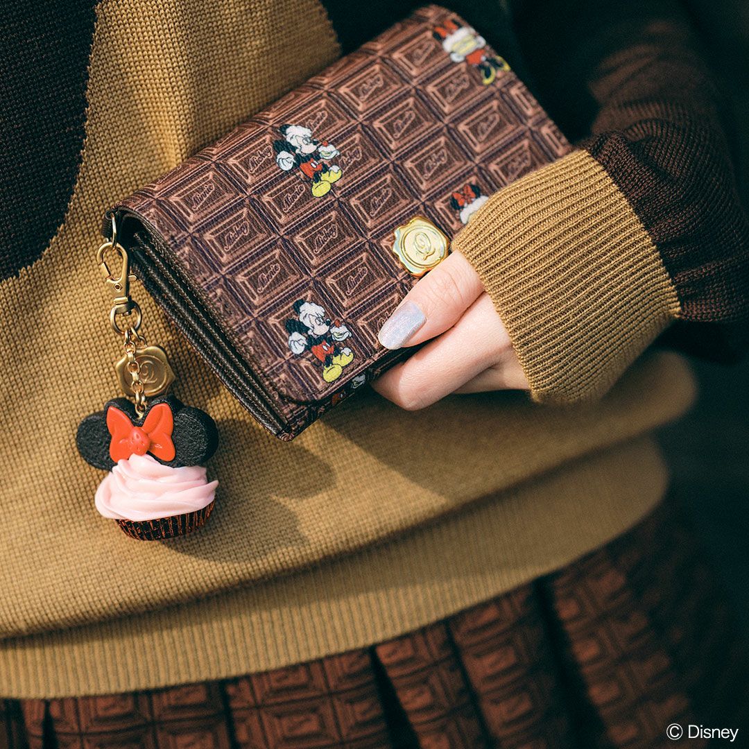 チョコレート ミッキー＆ミニー/ショートウォレット（財布