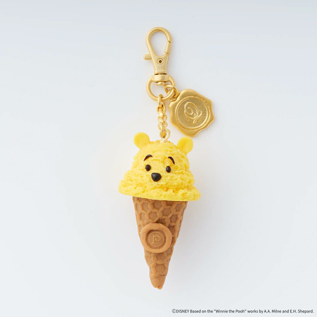 プー/ハニーレモン アイスクリーム バッグチャーム【ディズニー