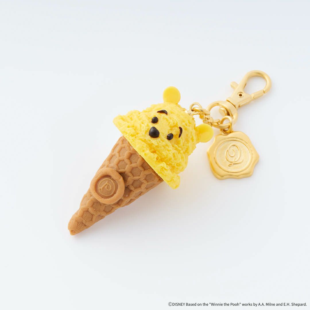 プー/ハニーレモン アイスクリーム バッグチャーム【ディズニー