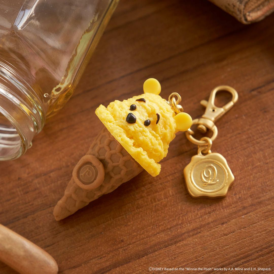 プー/ハニーレモン アイスクリーム バッグチャーム【ディズニー
