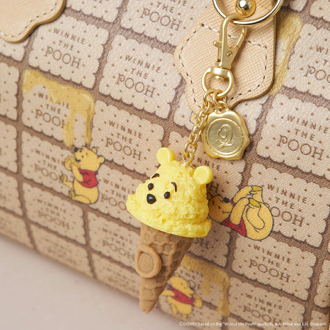 プー/ハニーレモン アイスクリーム バッグチャーム【ディズニー