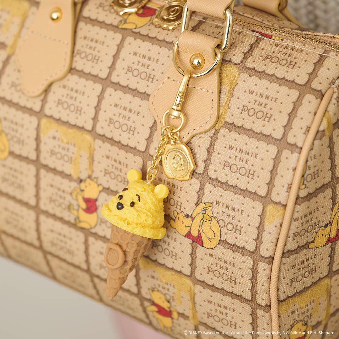 プー/ハニーレモン アイスクリーム バッグチャーム【ディズニー