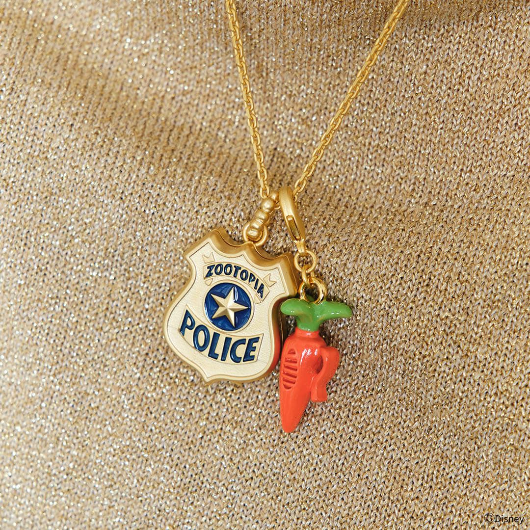 警察バッジ ネックレス【ディズニー アクセサリー】【ズートピア】 | Q