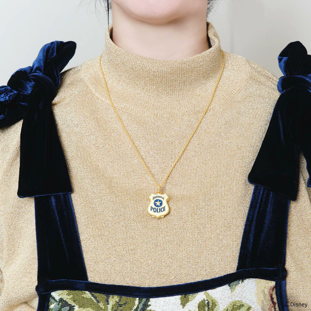 警察バッジ ネックレス【ディズニー アクセサリー】【ズートピア】 | Q