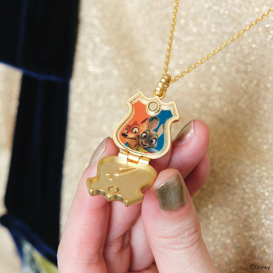 qpot ズートピア　ネックレス　基本新品 警察バッジ ネックレス【ディズニー アクセサリー】【ズートピア】 | Q